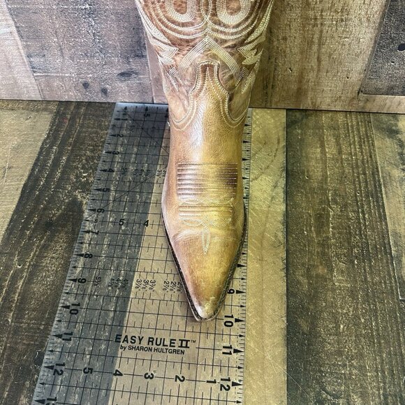 Charlie 1 Horse Lucchese Pointed Toe Western Cowboy Boots Womens 6 B - Picture 3 of 12